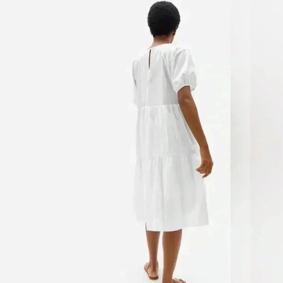 Everlane White Midi Peasant Dress - Picture 6 of 7
